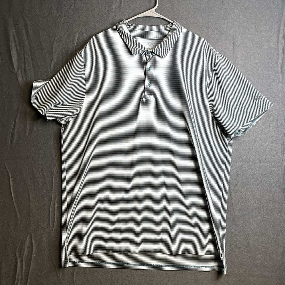 Bonobos Maide Shirt Mens XXL Cotton Blend Polo Stripe Short Sleeve 2XL Golf