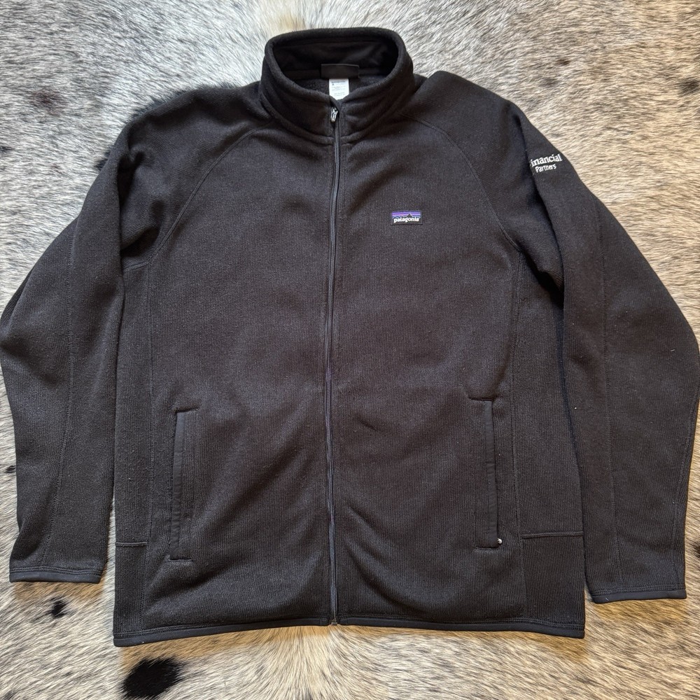 Patagonia Full-Zip Fleece Jacket Black Men’s Large – LPL Financial Embroidered