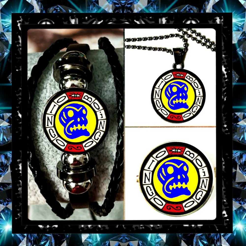 OINGO BOINGO🇺🇸 BRACELET ➕NECKLACE➕PIN 🇺🇸 CONCERT WEAR 👍🏻