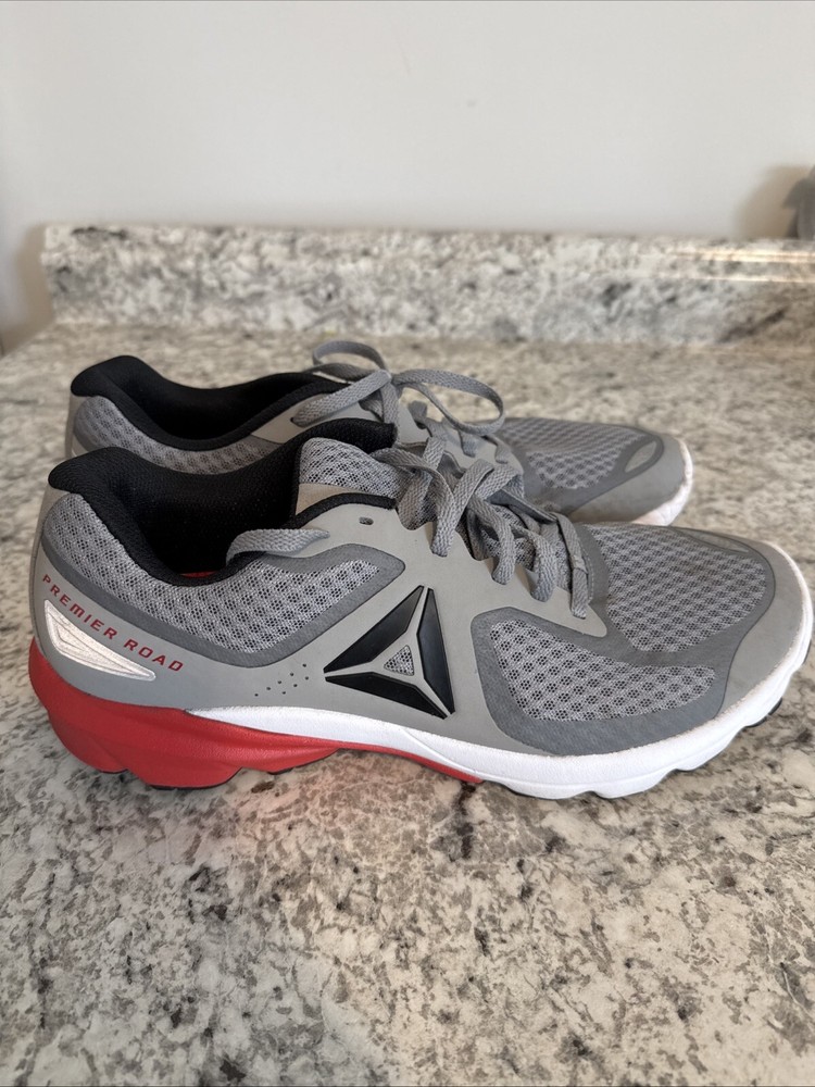Reebok Premier Road EG5315 Mens Gray Mesh Lace Up Athletic Running Shoes Mens 11