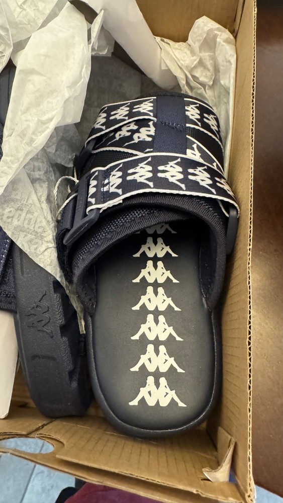 New Kappa 222 Banda Mitel 1 Blue Marine-White UNISEX SIZE 4