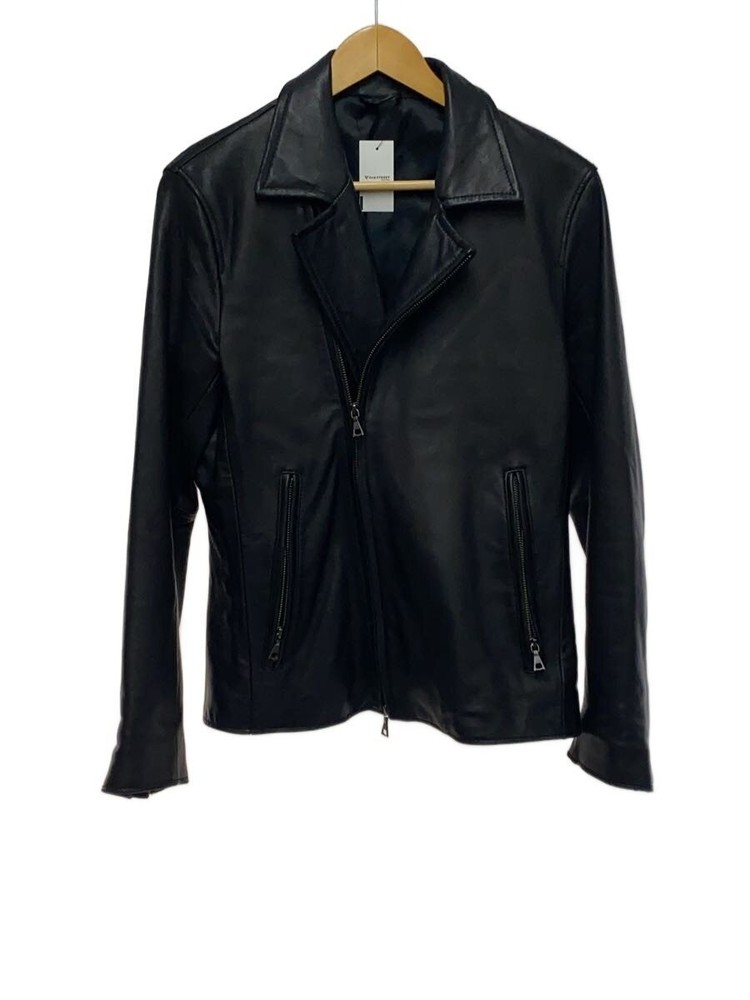 Beams Lights Leather Jacket Blouson/M/Sheepskin/Blk/Plain/51-18-0158-565 3464