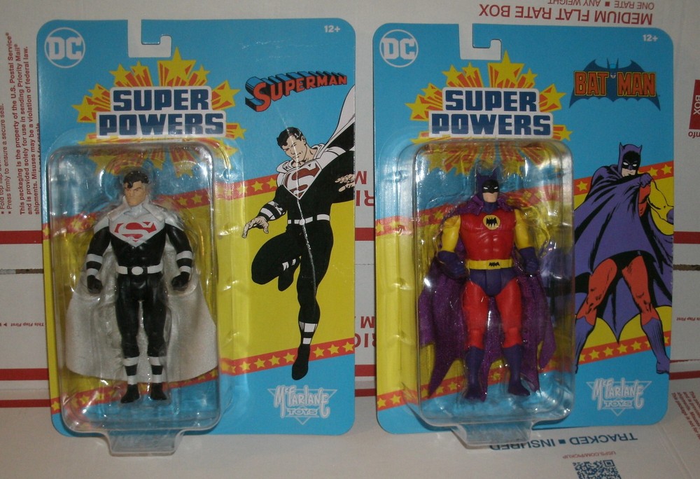 DC Super Powers Batman of Zur En Arrh & Lord Superman McFarlane Toys brand new