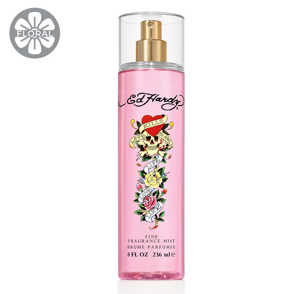 Ed Hardy Fine Fragrance Body Mist for Women, 8.0 fl oz