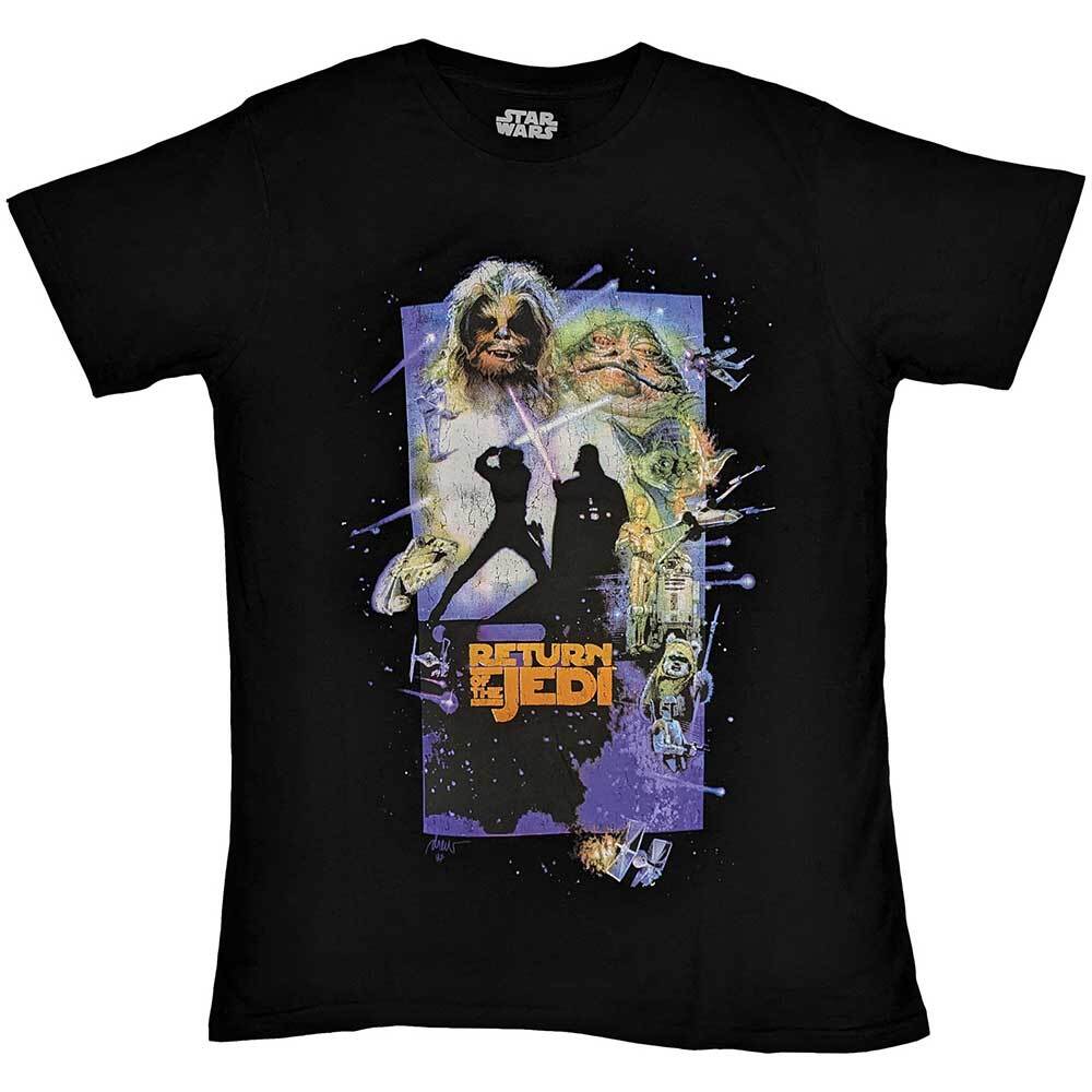 Star Wars Return Of The Jedi Poster Official Black Mens T-Shirt