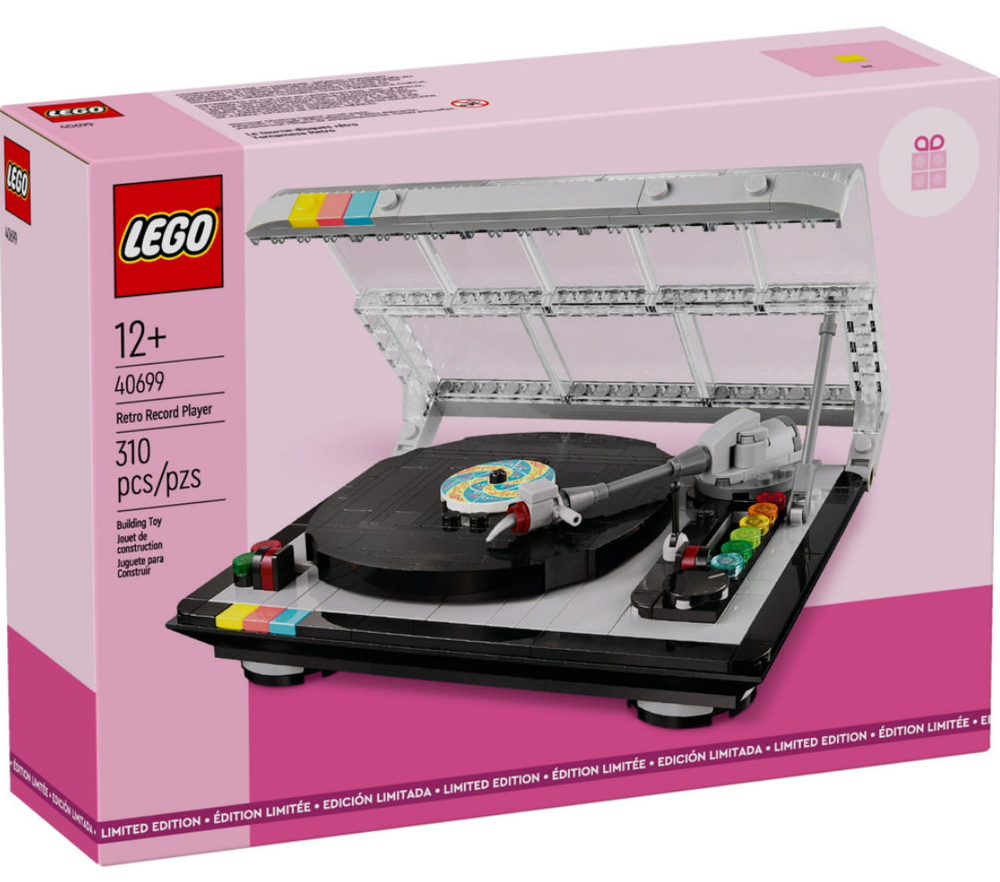 NEW LEGO 40699 Retro Record Player Exclusive Collectible Set Factory Sealed