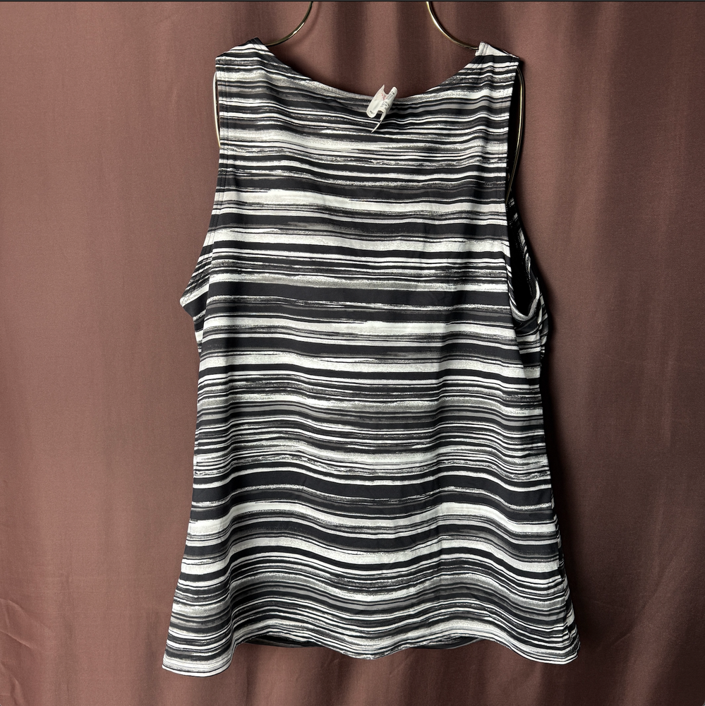 Lands End Womens 18W High Neck Modest UPF 50 Tankini Swimsuit Top for Sun Protection