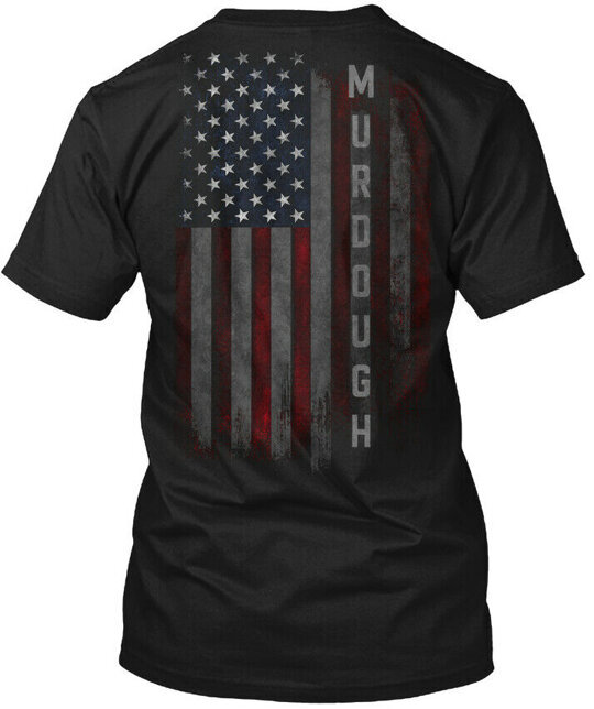 Murdough Family American Flag T-Shirt Made in the USA Size S to 5XL