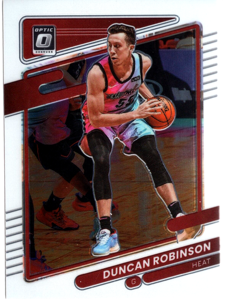 2021-22 Donruss Optic Basketball Duncan Robinson #89 Miami Heat Card