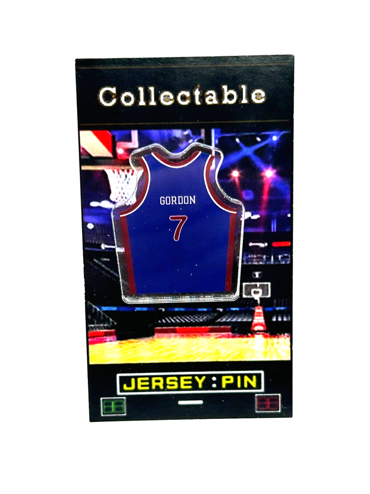 Detroit Pistons Ben Gordon jersey lapel pin-RETRO Collectable-FREE SHIP