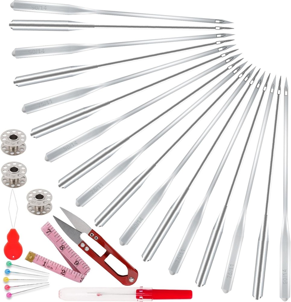 Universal Sewing Machine Needles Set for Home Use - Standard Size