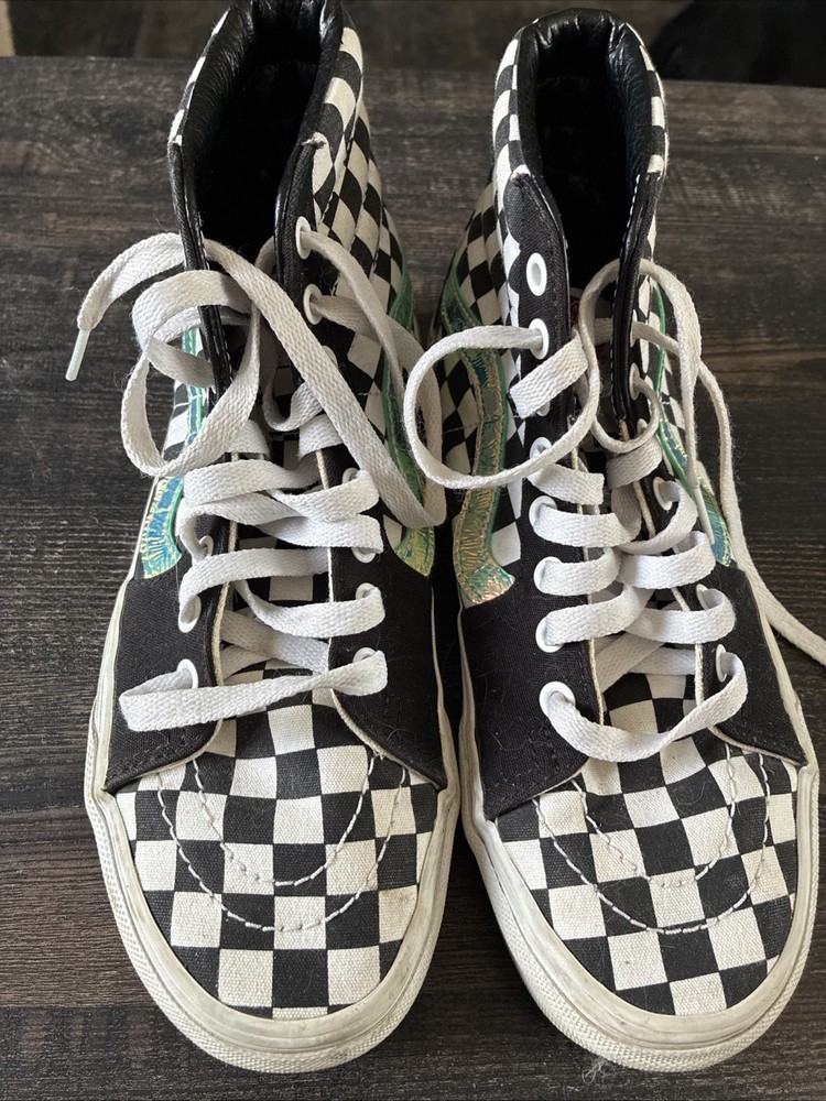 VANS Sk8-Hi Checkerboard Sneakers
