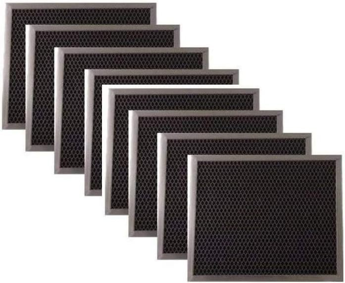 Broan 6105C Replacement Charcoal Range Hood Filter 8-Pack