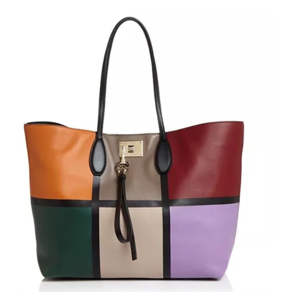 Salvatore Ferragamo The Studio Color-Block Tote - 100% Exclusive Bloomingdale’s