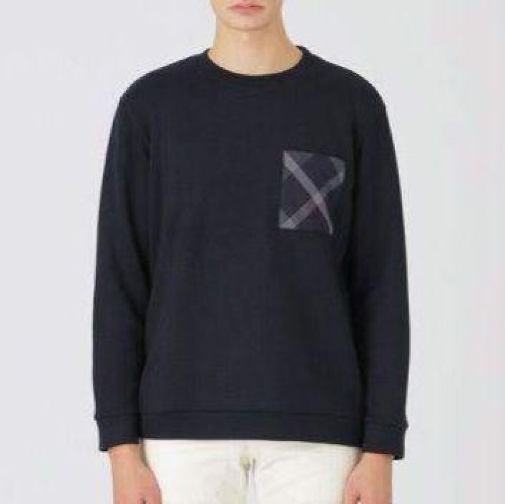 Black Label Crestbridge Sweatshirt Men's Fashion from Japan