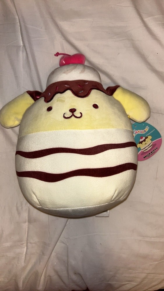12in Medium Plush SQK Squishmallows Sanrio Sweet Series 2 Pompompurin  