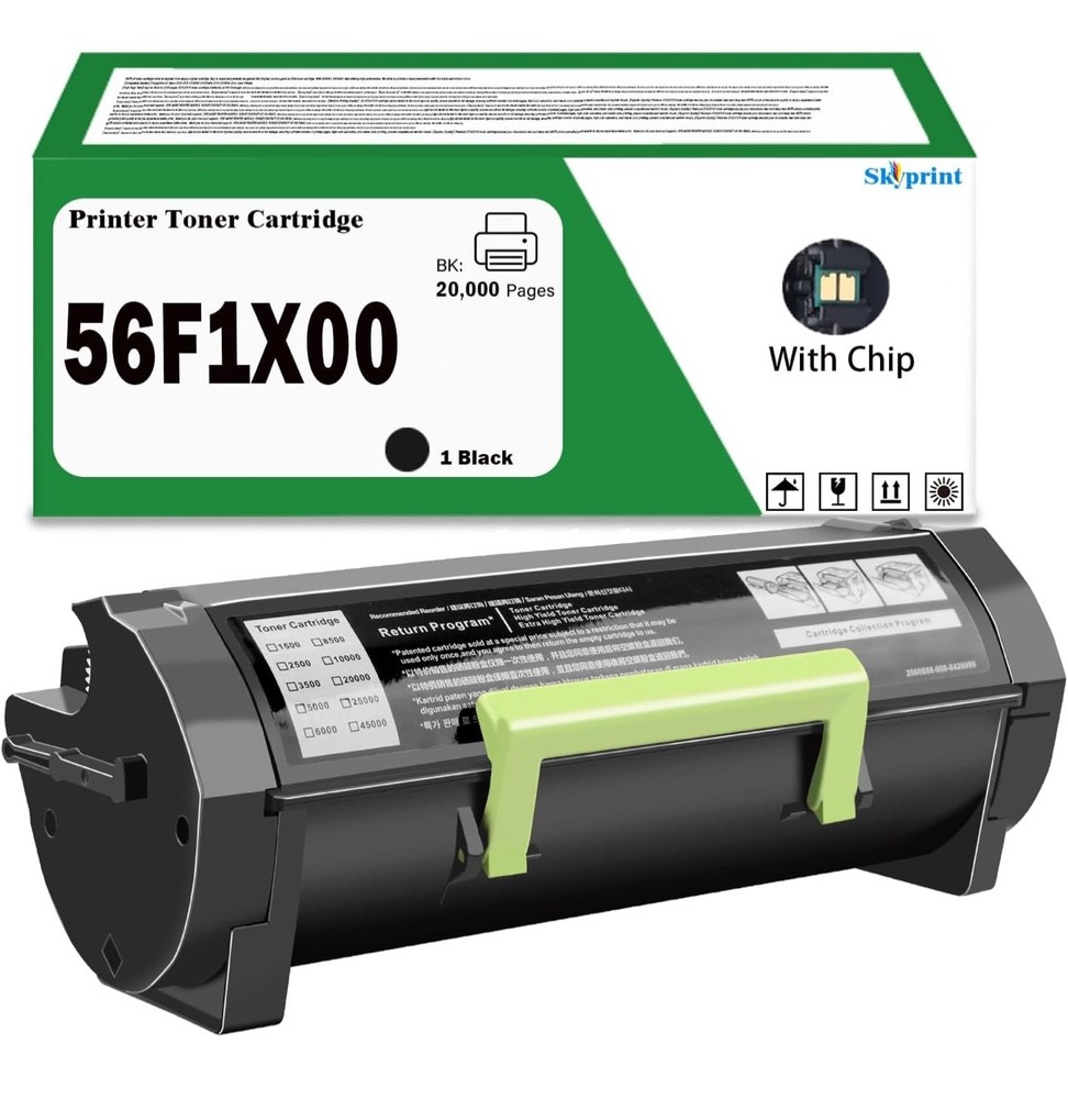 56F1X00 Extra High Yield Toner Cartridge Compatible for MS421 MS521 MS621 MS622