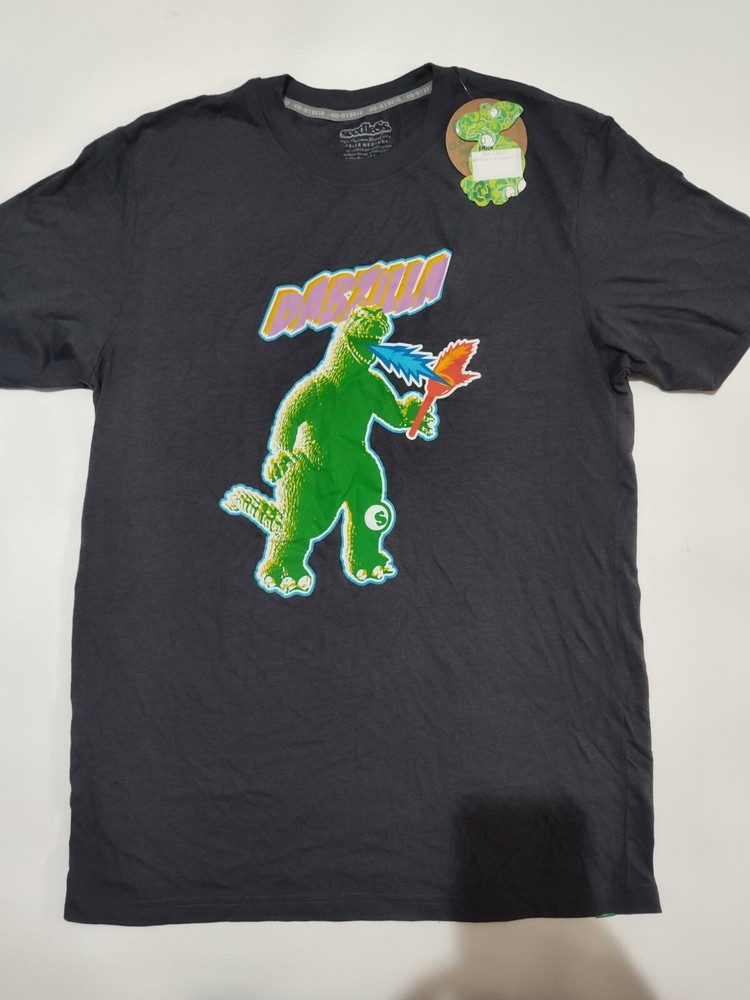 seedleSs clothing Company Dabzilla Charcoal Gray Tee Shirt Size Men’s M NWT