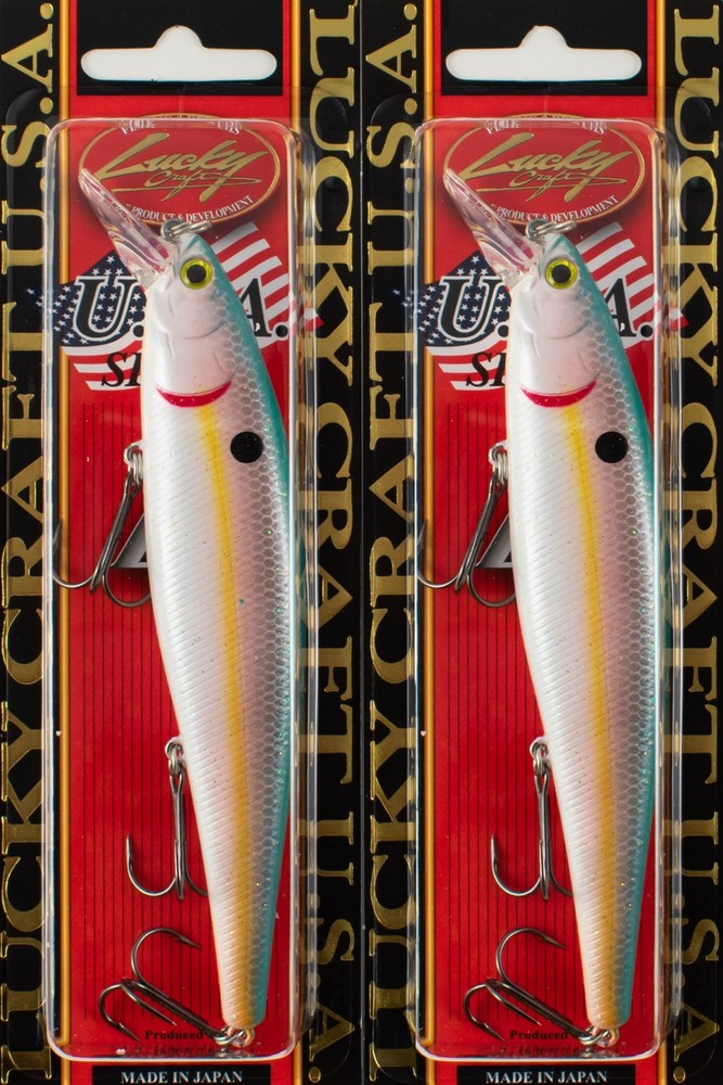 (LOT OF 2) LUCKY CRAFT POINTER 128SP 1OZ PT128SP-420 BP PINK SEXY L8227