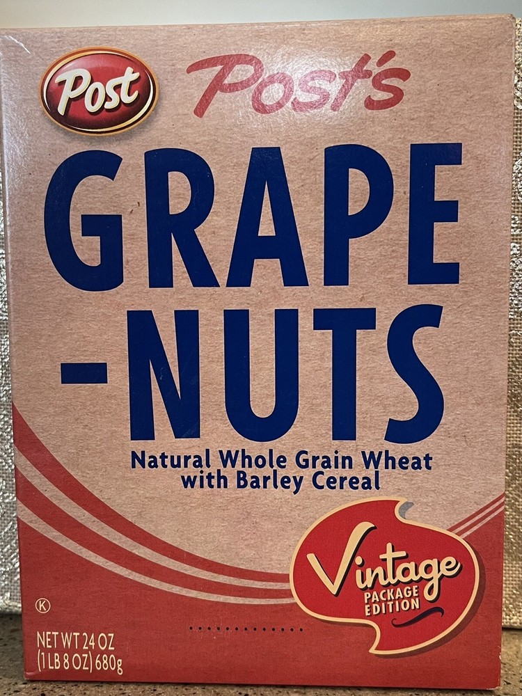Post Cereal Box Grape-Nuts 2009 Vintage Package Edition, 24 oz Box