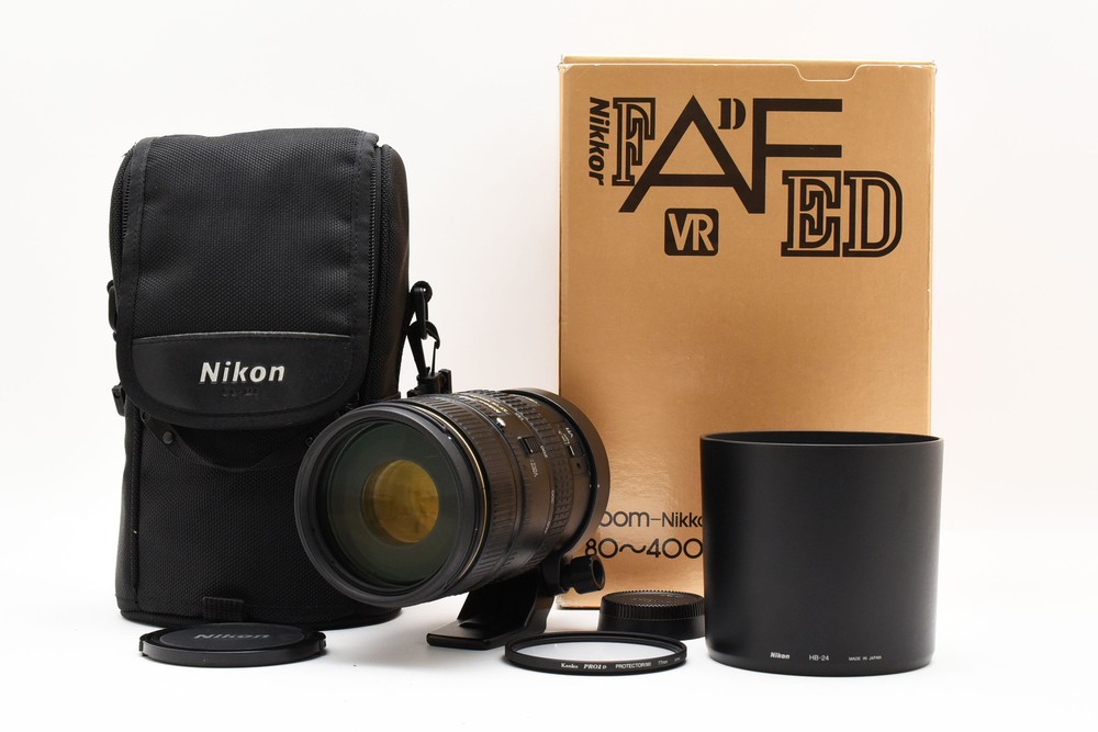 [MINT w/Box]  Nikon AF Nikkor 80-400mm f/4.5-5.6 D ED VR Zoom Lens From JAPAN
