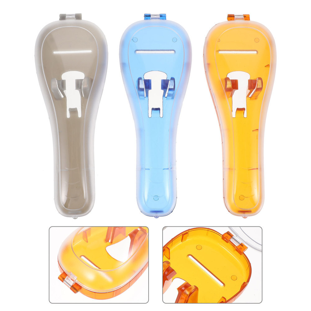 3 Pcs Men Travel Razor Case Organizer Electric Shaver Bag for Woman