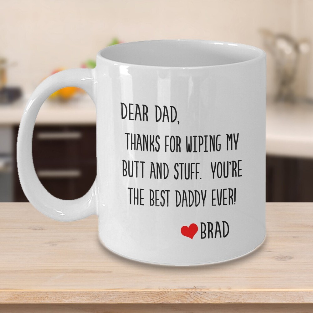 Uk First Father's Day Gift For Dad Best Dad Ever Mug For Birthday Christmas From