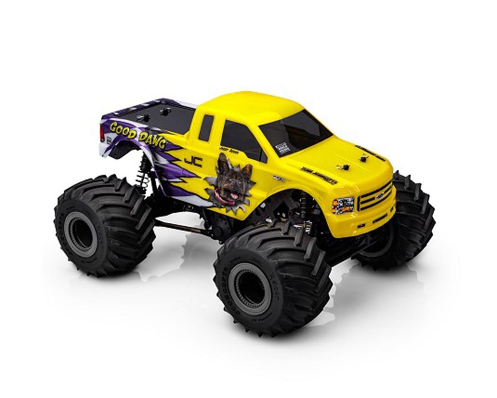 JConcepts Clear 2005 Ford F-250 Monster Truck Body for Losi Mini LMT JCO0623