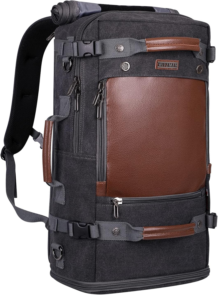 Lightweight Canvas Travel Backpack – Carry-On Rucksack for Men & Women