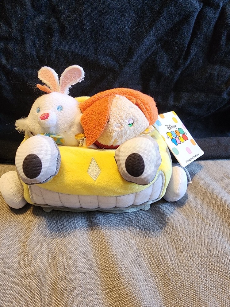 Disney Jessica Rabbit Roger Rabbit Benny Taxi Cab Tsum Tsum Collectible Set with Tag