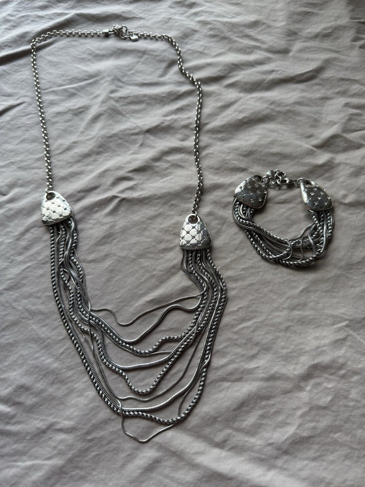 Brighton Matching Necklace And Bracelet Set