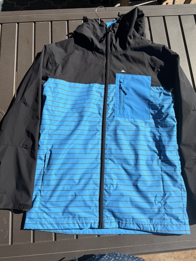 Quicksilver Utility Collection Small Men's Hooded Jacket Quiktech 10MM Ski