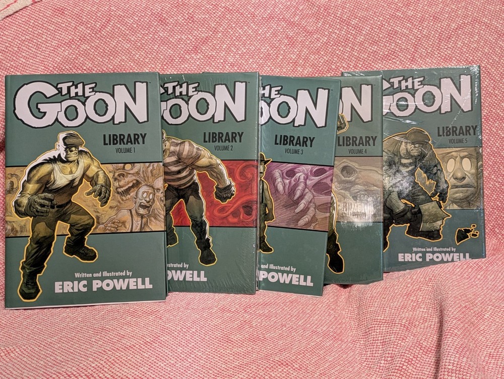 The Goon Library Edition Vol 1, 2, 3, 4, 5 HC Eric Powell Vol 3 SIGNED