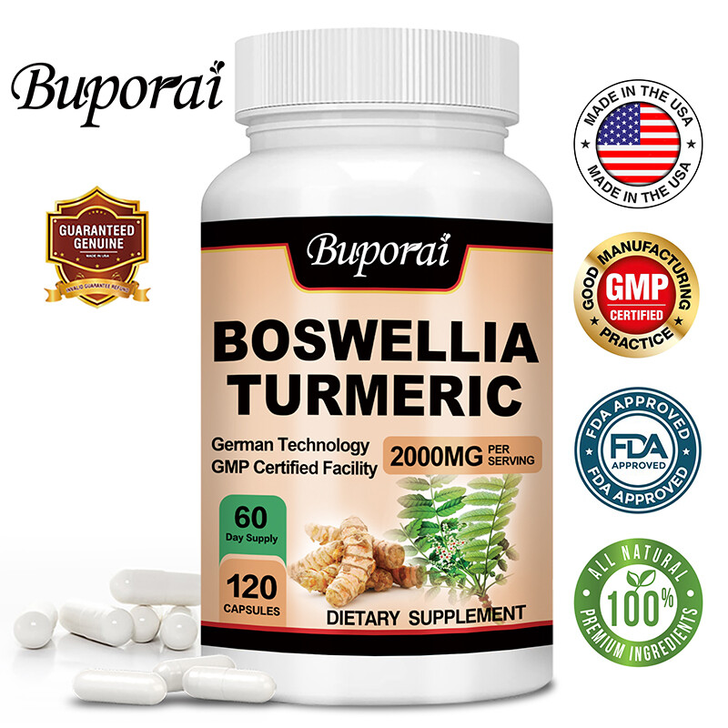 Boswellia Turmeric- Pain Relief & Inflammation Support, Joint Support Supplement