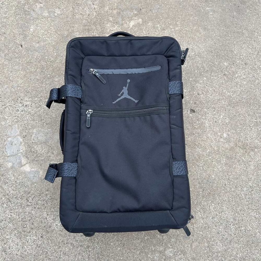 Nike Air Jordan Suitcase Luggage 23” Roller Carry-On Black