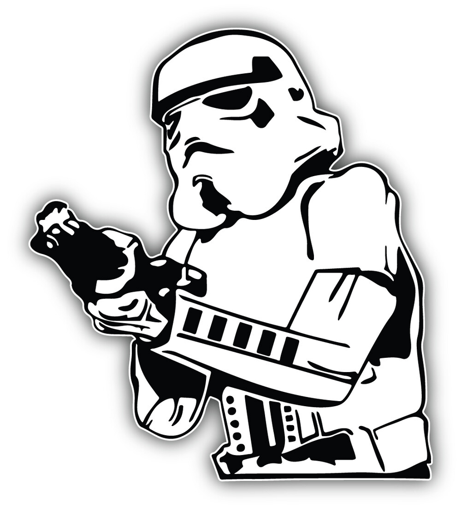 Star Wars Stormtrooper Vinyl Decal Sticker 02