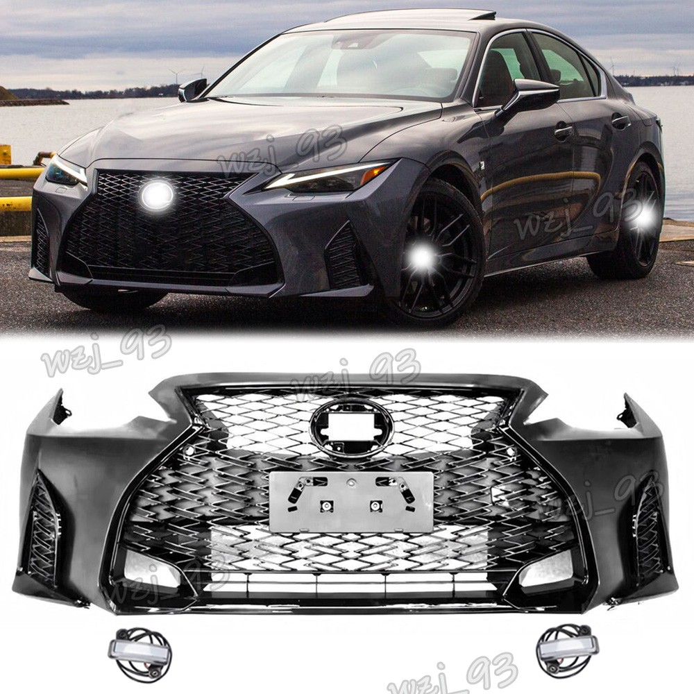 Complete Front Bumper with Grille For 2021-2022 LEXUS IS300/IS350 F-SPORT