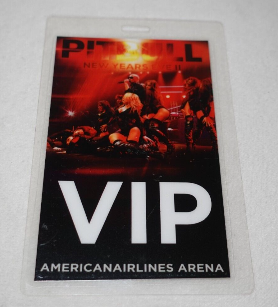 Pitbull New Years Eve II American Airlines Arena Miami Concert VIP Pass-image