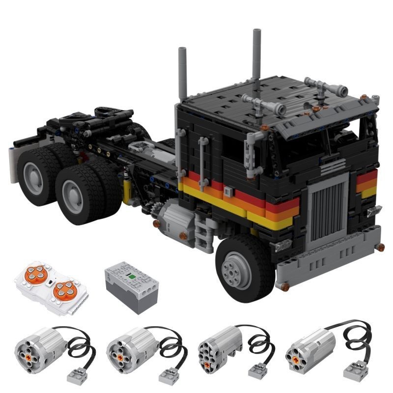 HXtoy Sci-tech RC Cabover 1664 Pieces Model Building Toys Set MOC Build