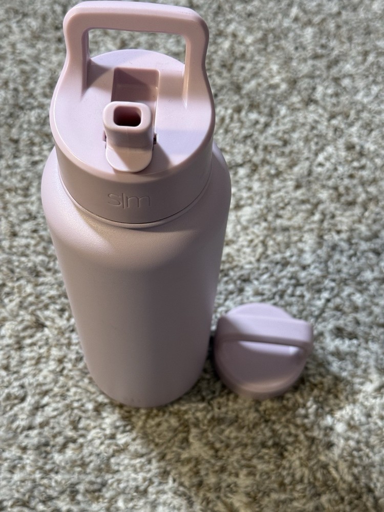 Simple Modern Summit Water Bottle Lavender w Straw Lid & Extra Cap