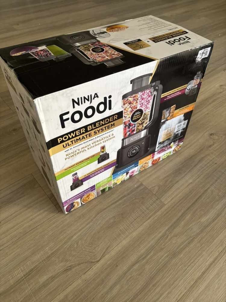 Ninja SS351TGT 1400W 4-in-1 Blender with Black and Silver Finish  