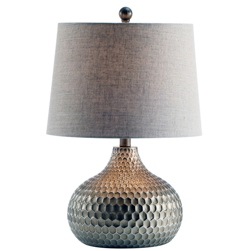 Jonathan Y JYL3020 Bates 22H Brown LED Vase Table Lamp