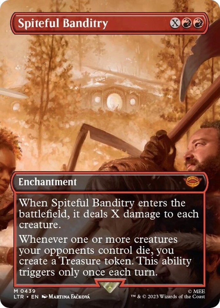 Spiteful Banditry (Borderless) Universes Beyond: The Lord of the Rings: Tales of Middle-earth Foil