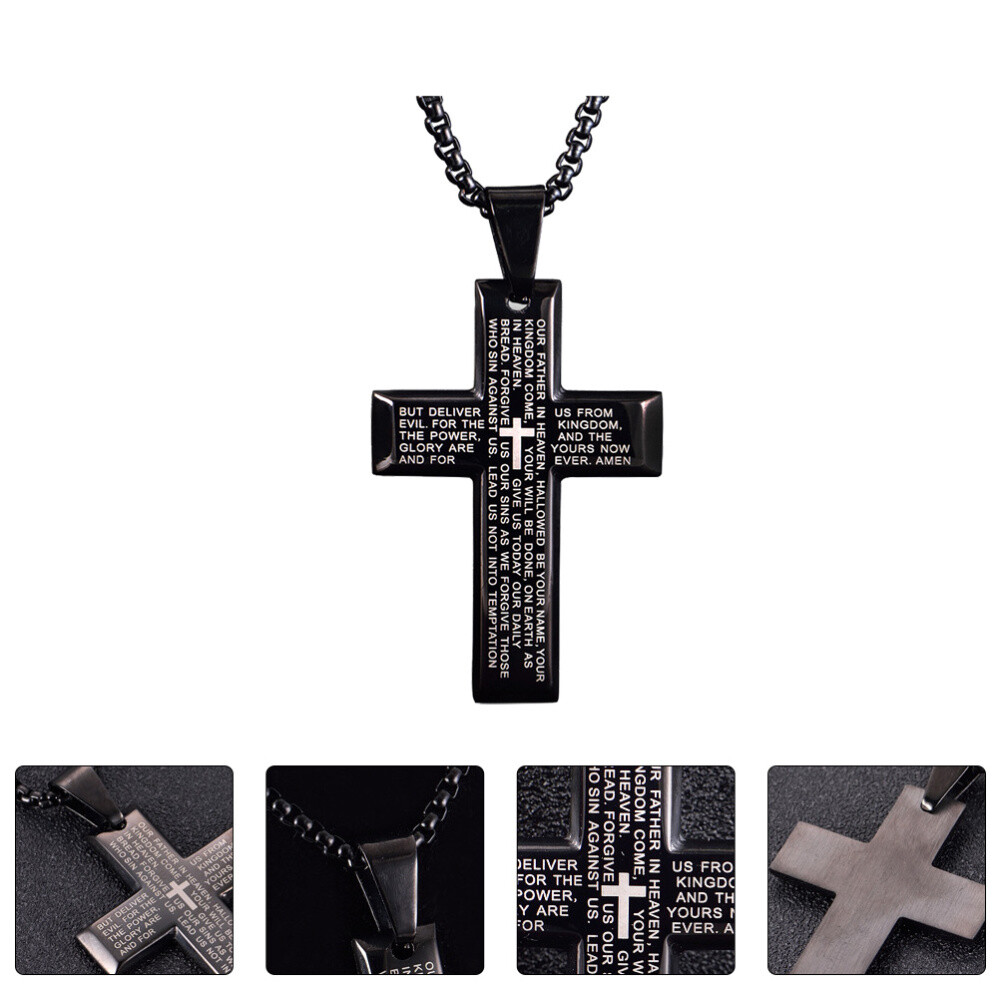 Cross Necklace Crosses for Women Choker Necklaces Woman Men's