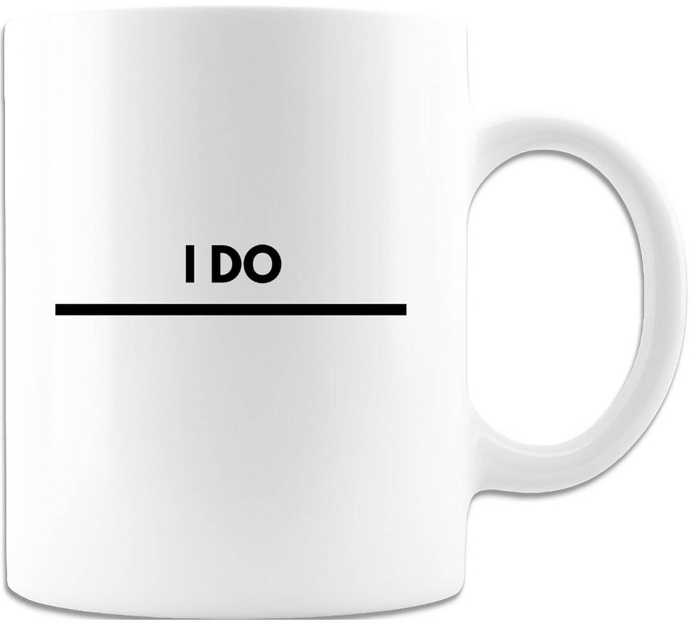 I Do As I Am Told Wedding Mugs Personalised Mug Wedding Gift Anniversary Gift