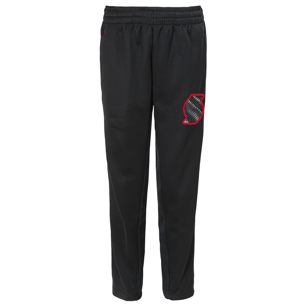 Outerstuff Portland Trail Blazers NBA Boys Youth (8-20) Defender Pants, Black