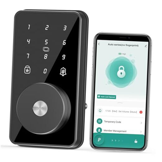 Smart 4-in-1 Keyless Entry Digital Door Lock for Front Doors