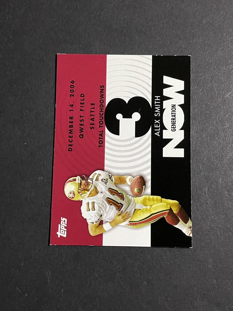 2007 Topps Alex Smith Generation Now Insert Card #GN-AS4 - San Francisco 49ers
