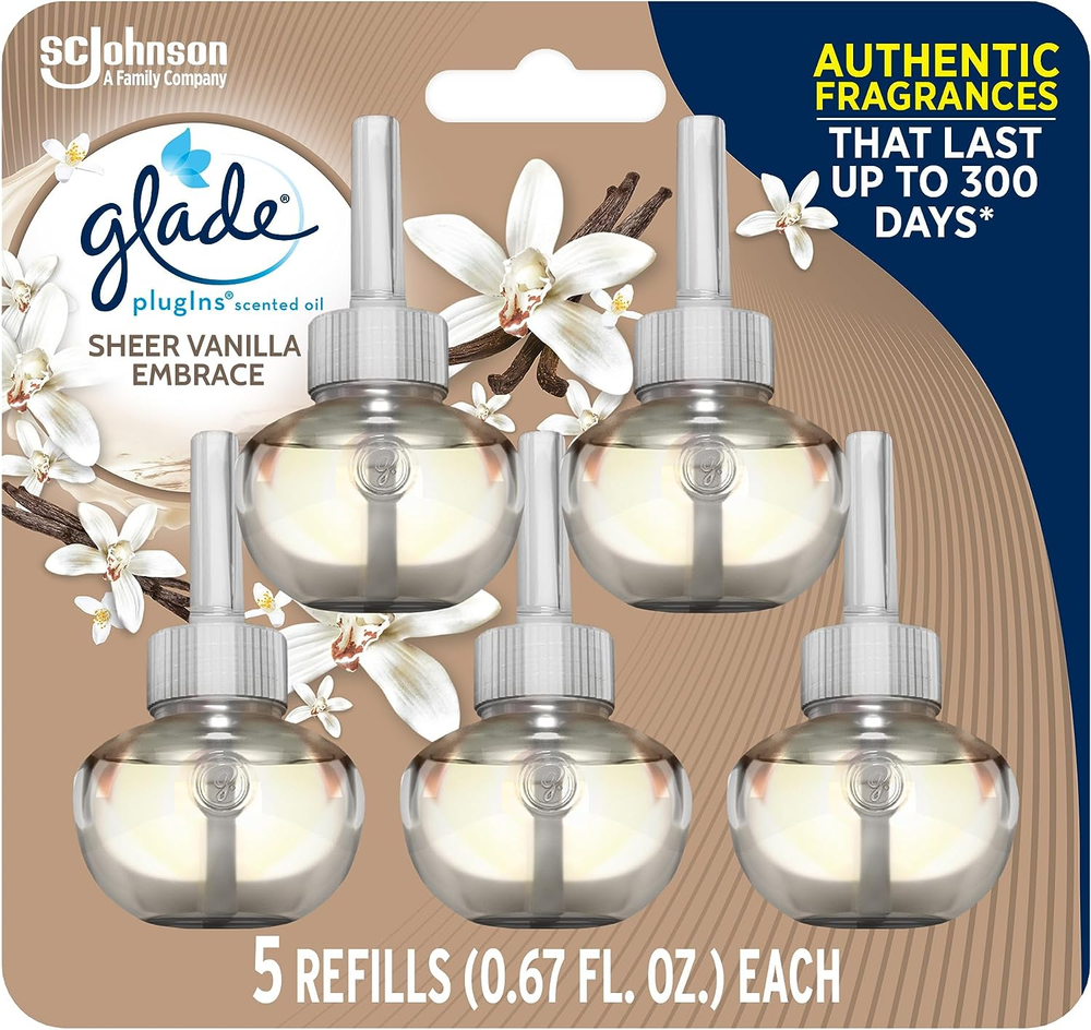 Plugins Refills Air Freshener, Scented and Essential Oils for Home and Bathroom,