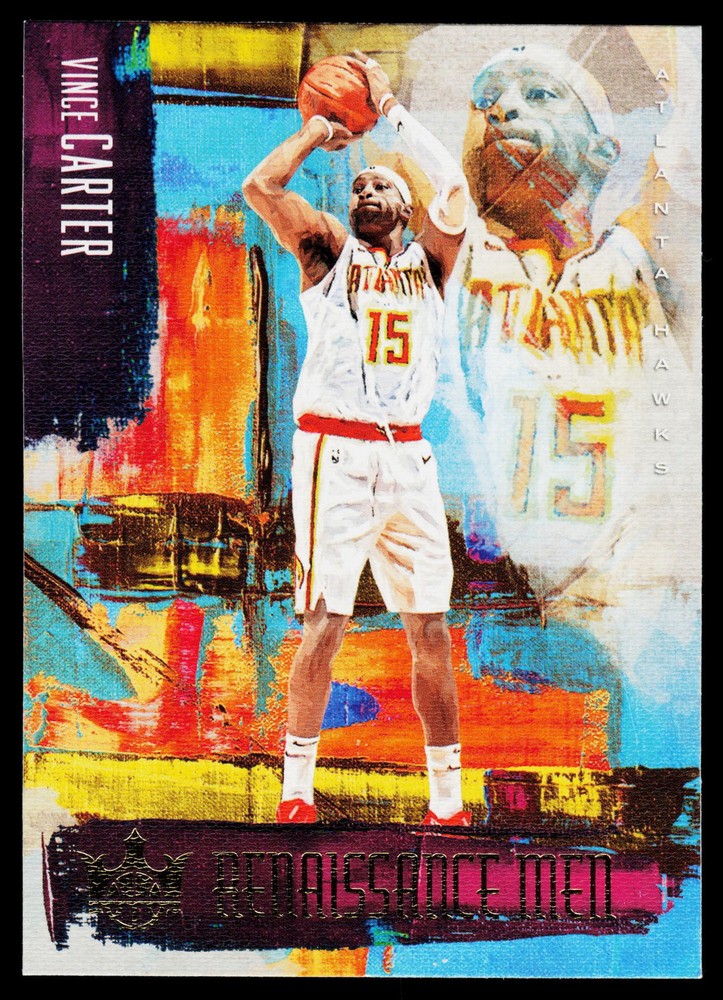 Vince Carter 2018-19 Panini Court Kings Renaissance Men Atlanta Hawks No.24 Card